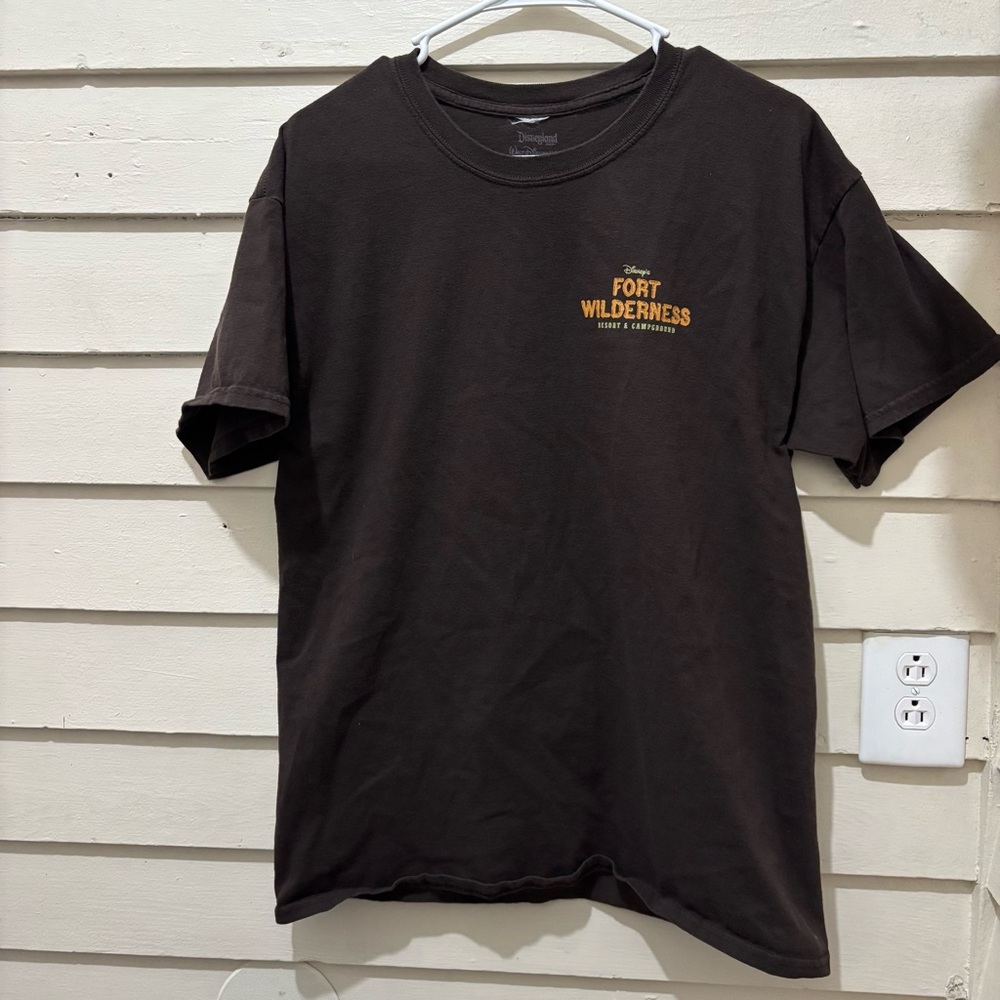 Vtg Rare Disney World Mickey Fort Wilderness Resort Campground Get Lost Shirt - Picture 2 of 5